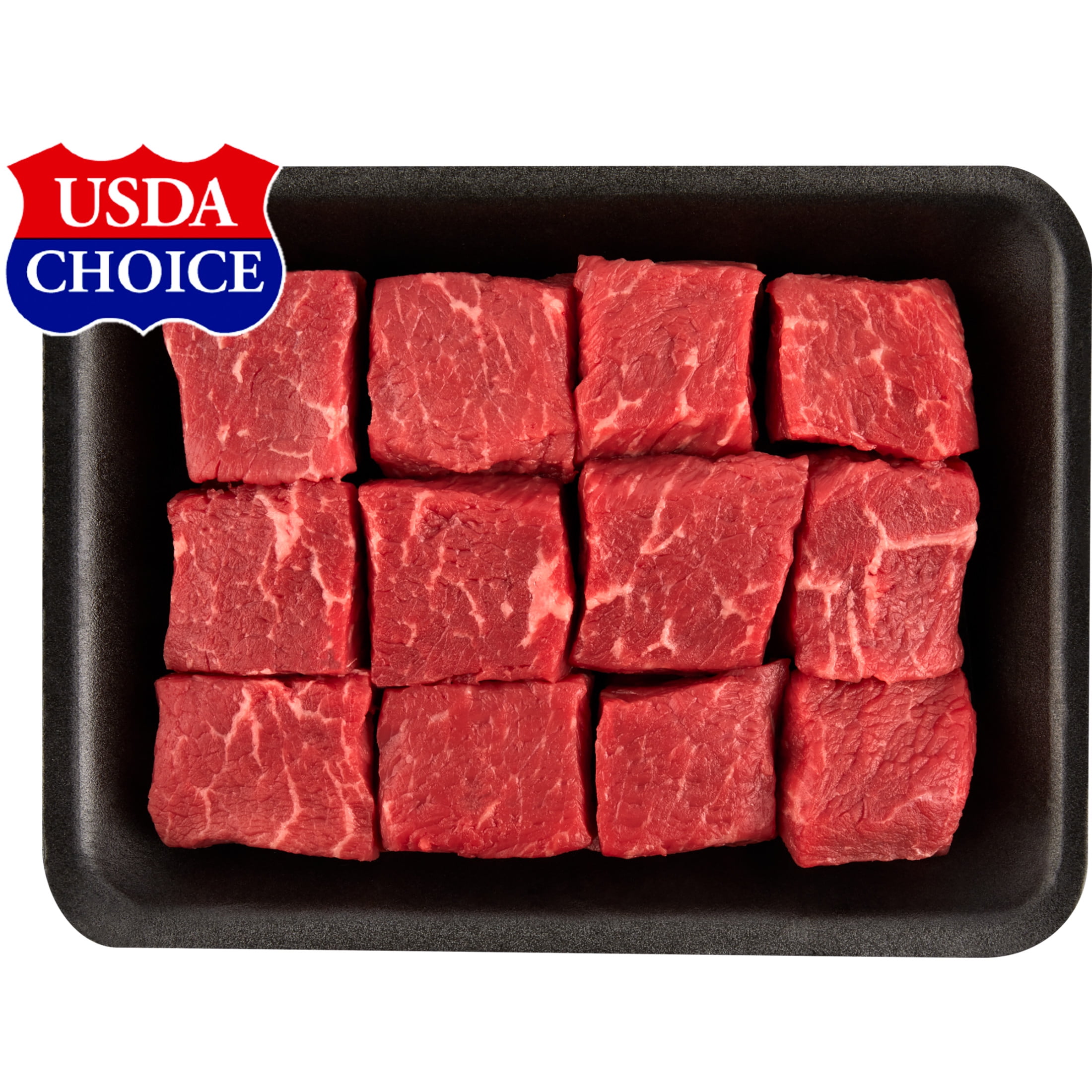 Beef Choice Angus Sirloin Kabobs, 0.43 - 1.2 lb Tray
