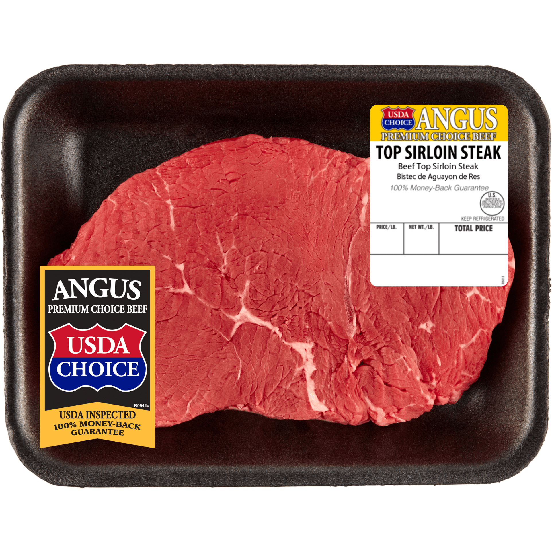 Beef Choice Top Sirloin Steak 0.65 - 1.42 lb - Walmart.com