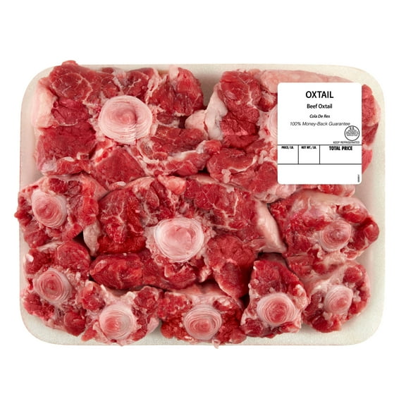 Beef Oxtail Pieces, Tray, Fresh, 2.0 - 3.5 lb