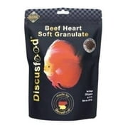 Discusfood Beef Heart Soft Granulate Premium Fish Food, 8.11oz