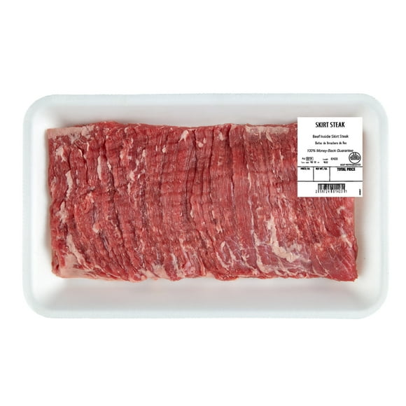 Beef Inside Skirt Steak, 1 Per Tray, 0.89 - 1.86 lb.