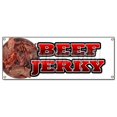 thumbnail image 1 of Beef Jerky Banner Sign - Meat Dried Spices Dehydrated Salted Smoked, 1 of 1