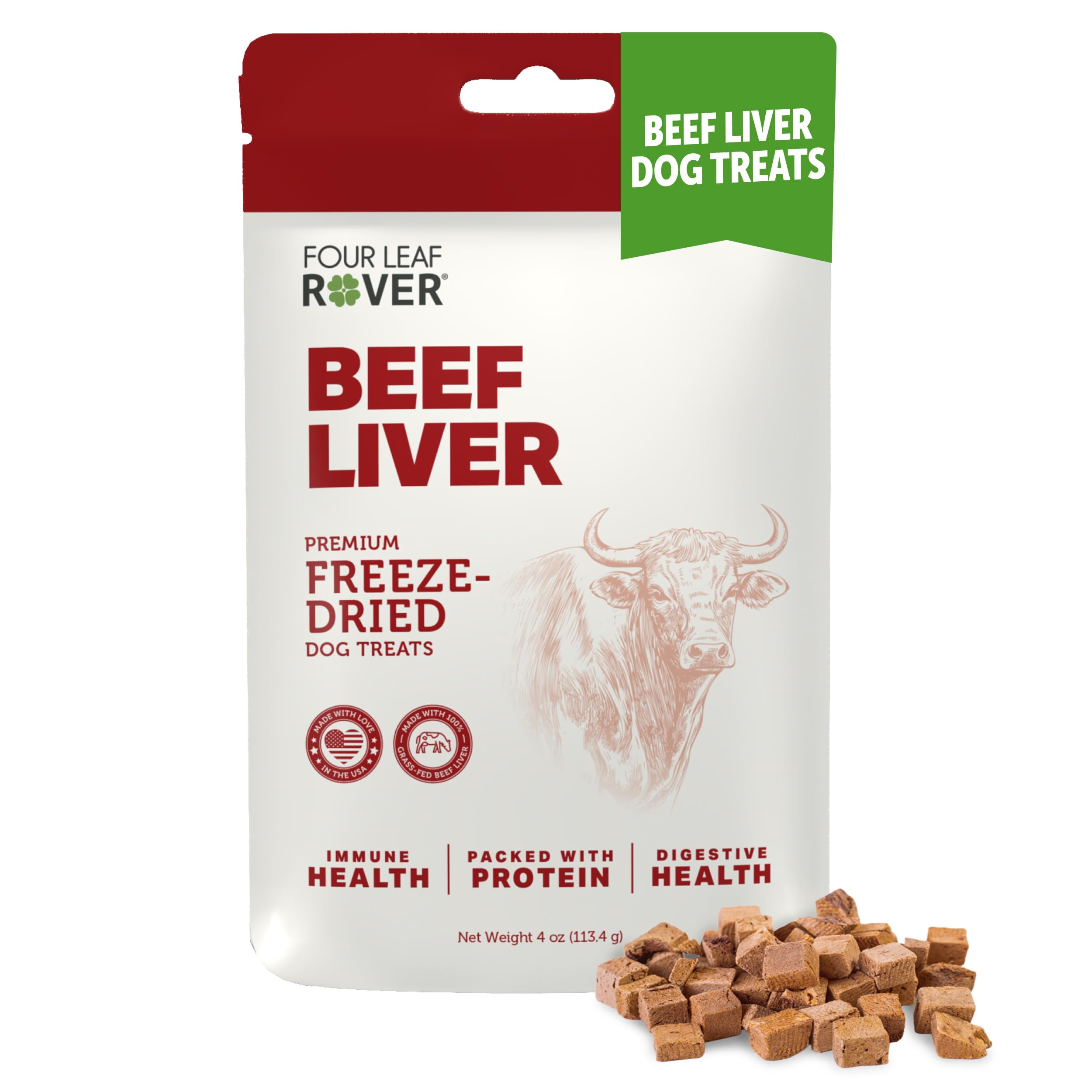 Berta Bites Freeze-Dried Beef Liver Dog Treats - Grass-Fed Angus, Single Ingredient - View #4