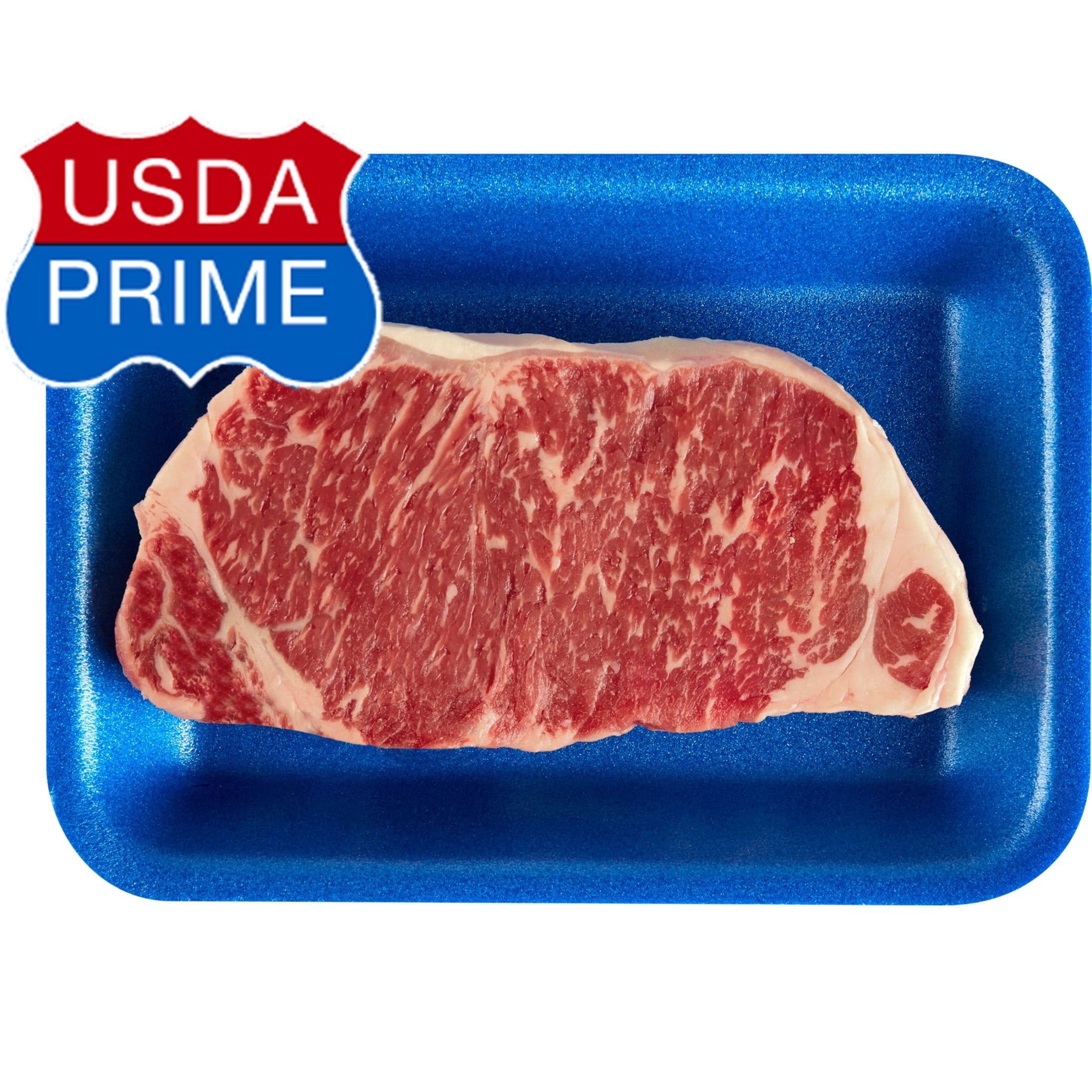 Beef Prime New York Strip Steak, 0.4 - 0.93 lb Tray