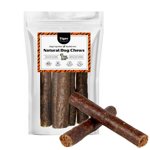 Beef Sausage Treat Chews for Dogs By Tiger Pet Supply (5 Pack)