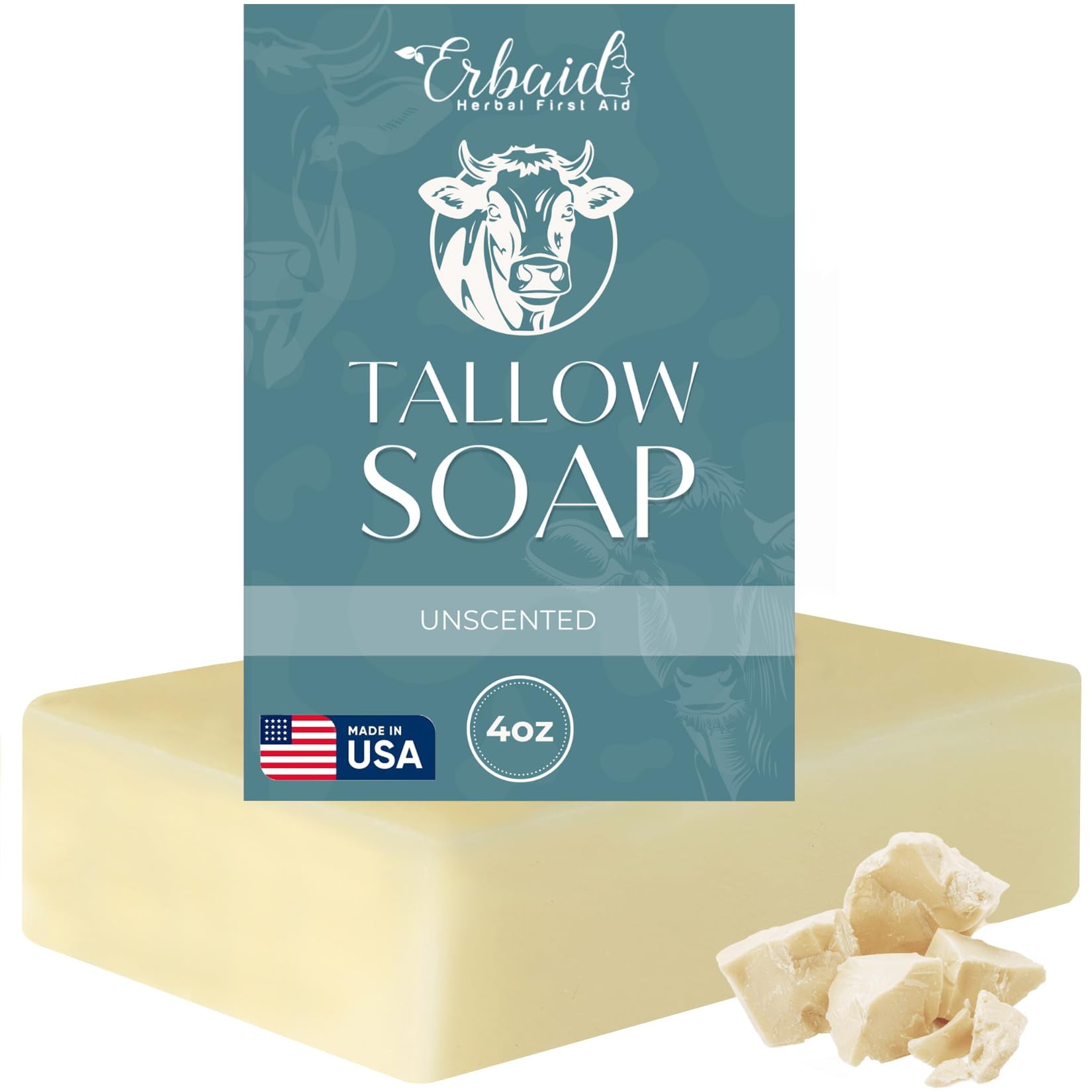 Beef Soap Bar All Natural Grass Fed Soap Unscented Moisturizing