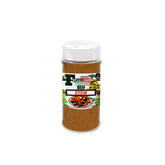 Beef Stew Seasoning 3.8oz(108g) Crafted with 100% Natural Herbs and Spices with No Artificial or preservatives, No Salt, No Sugar, No MSG, Gluten, Great For Keto, Great For Vegan