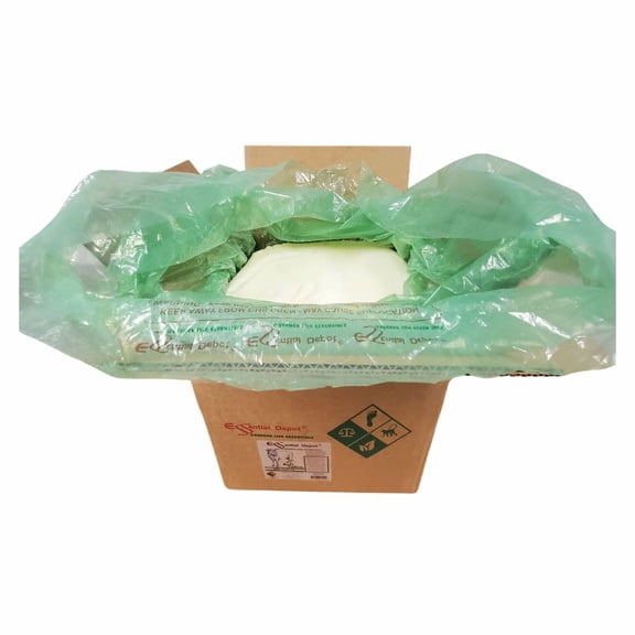 Beef Tallow - Grass Fed - 50lbs Bulk - Food Grade - Non GMO - Free from Lactose-Gluten-Glutamate-BSE - in a poly bag inside a custom corrugated box
