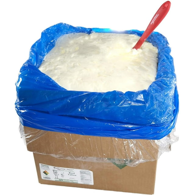 Beef Tallow Cooking Oil 50lbs Bulk Grass Fed NonGMO Keto