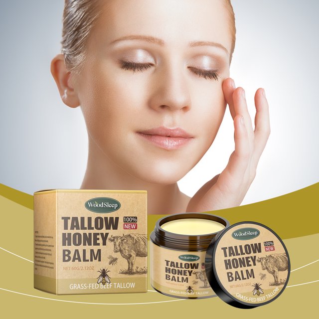 Beef Tallow and Honey Balm for Face Tallow Cream Face Moisturizer