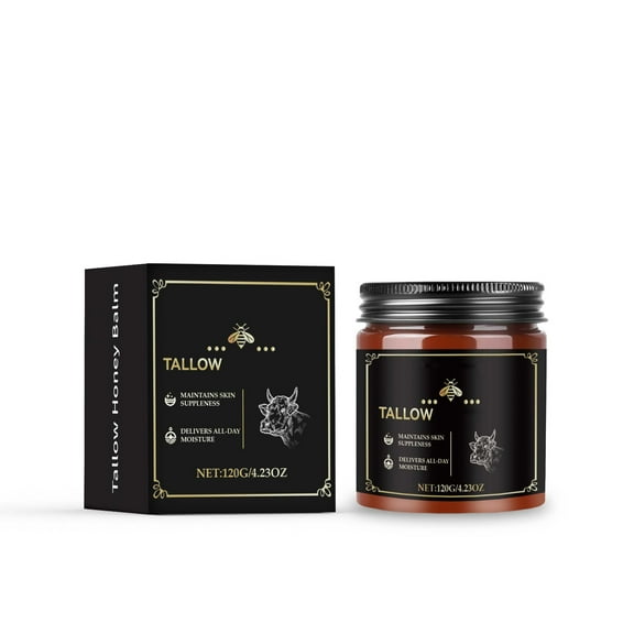 Beef Tallow Moisturizer,Tallow Lotion,Tallow Moisturizing Cream,Beef Tallow Face Moisturiser,Beef Tallow for Skin Care,Natural Handmade Lotion Whipped Beef Tallow Cream(120g/4.23oz)