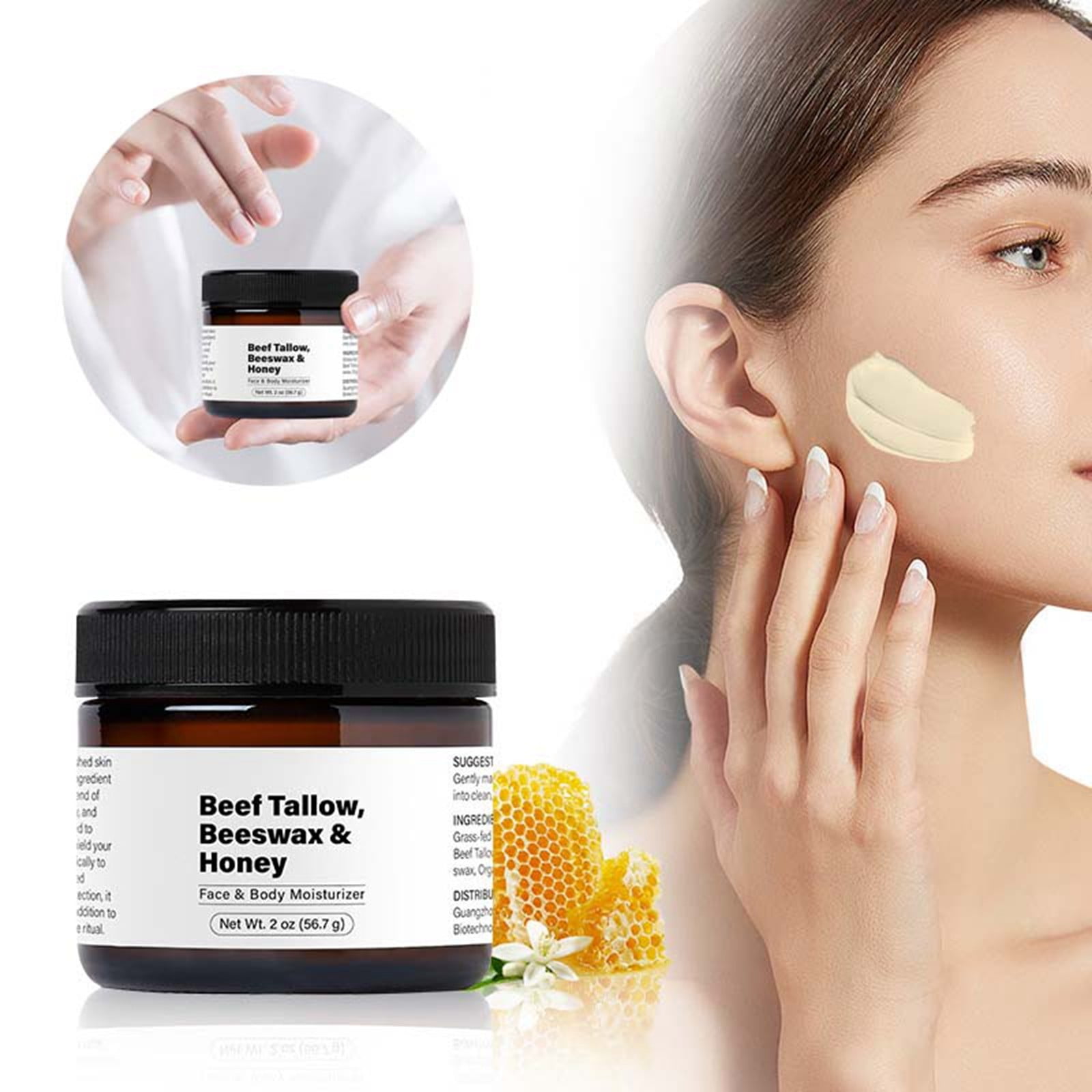 Beef Tallow Moisturizing Body Lotion And Moisturizing Facial Skin Care