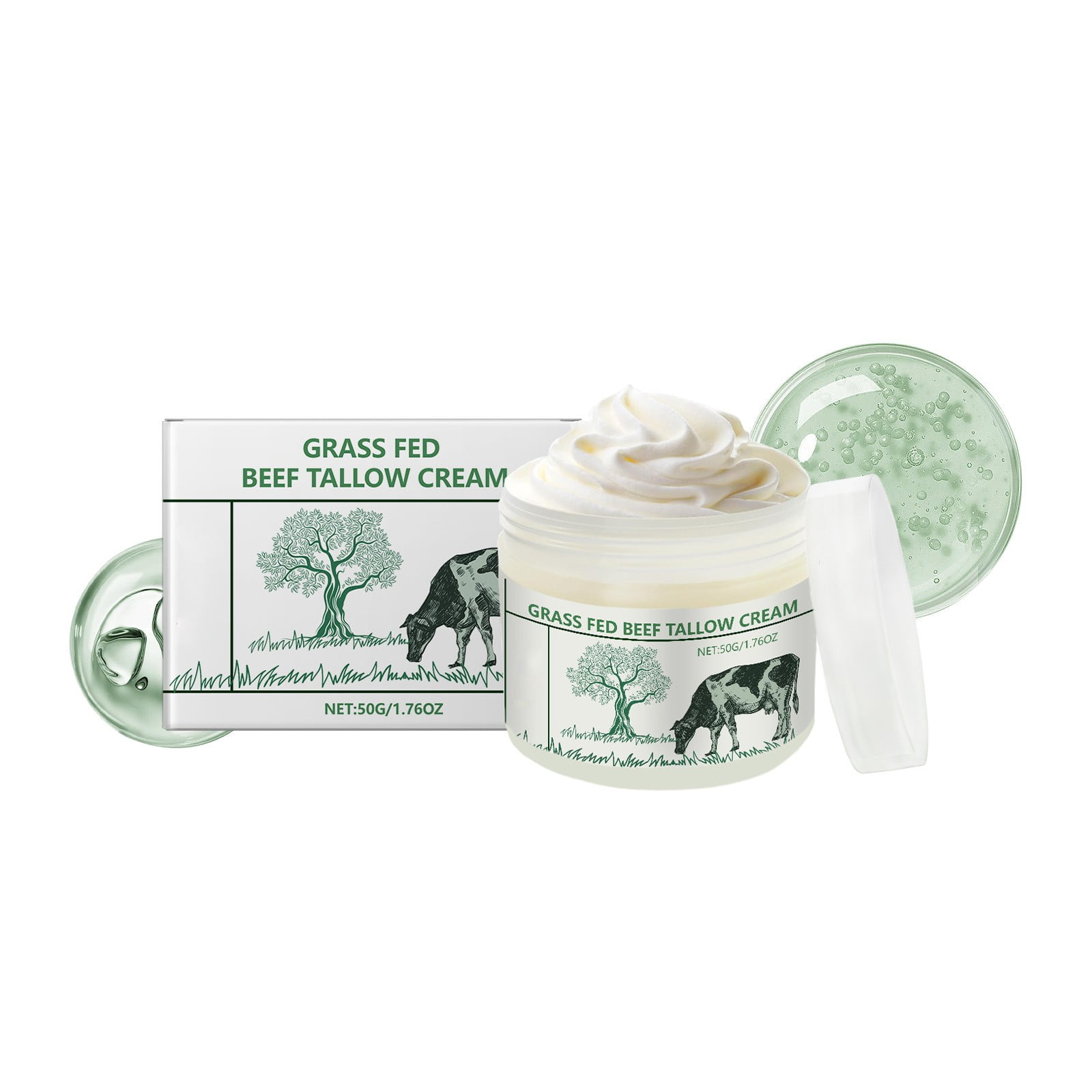 Beef Tallow, Beef Tallow for Skin, Tallow Face Moisturizer, Unscented