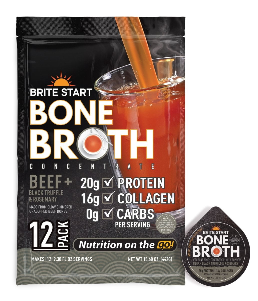Beef Truffle Rosemary Bone Broth 12 Pack