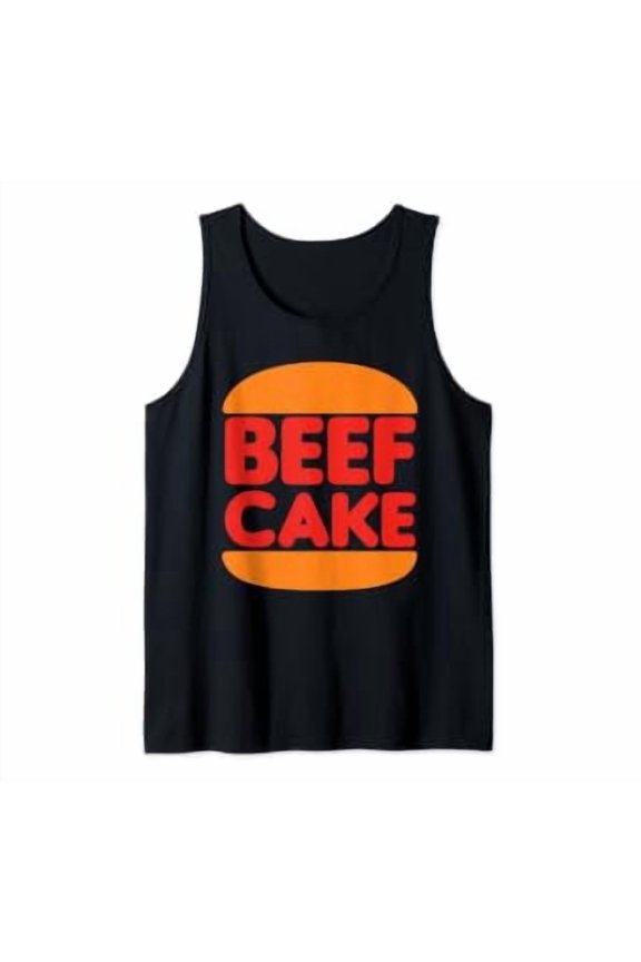 Beefcake Burger For Muscle And Gym Tank Top Size S-3XL
