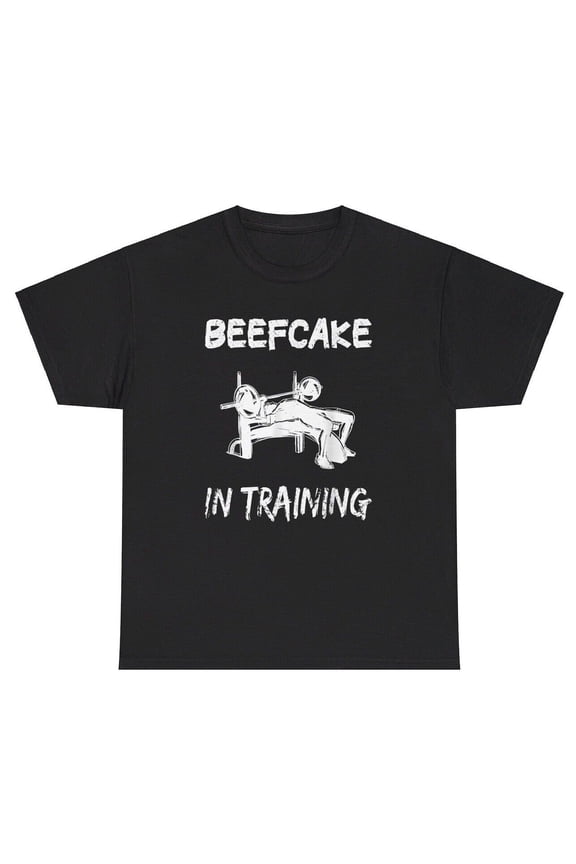 Beefcake In Training Gym TShirt Funny Bodybuilding Gym Pump Cover Silly Gift Tee