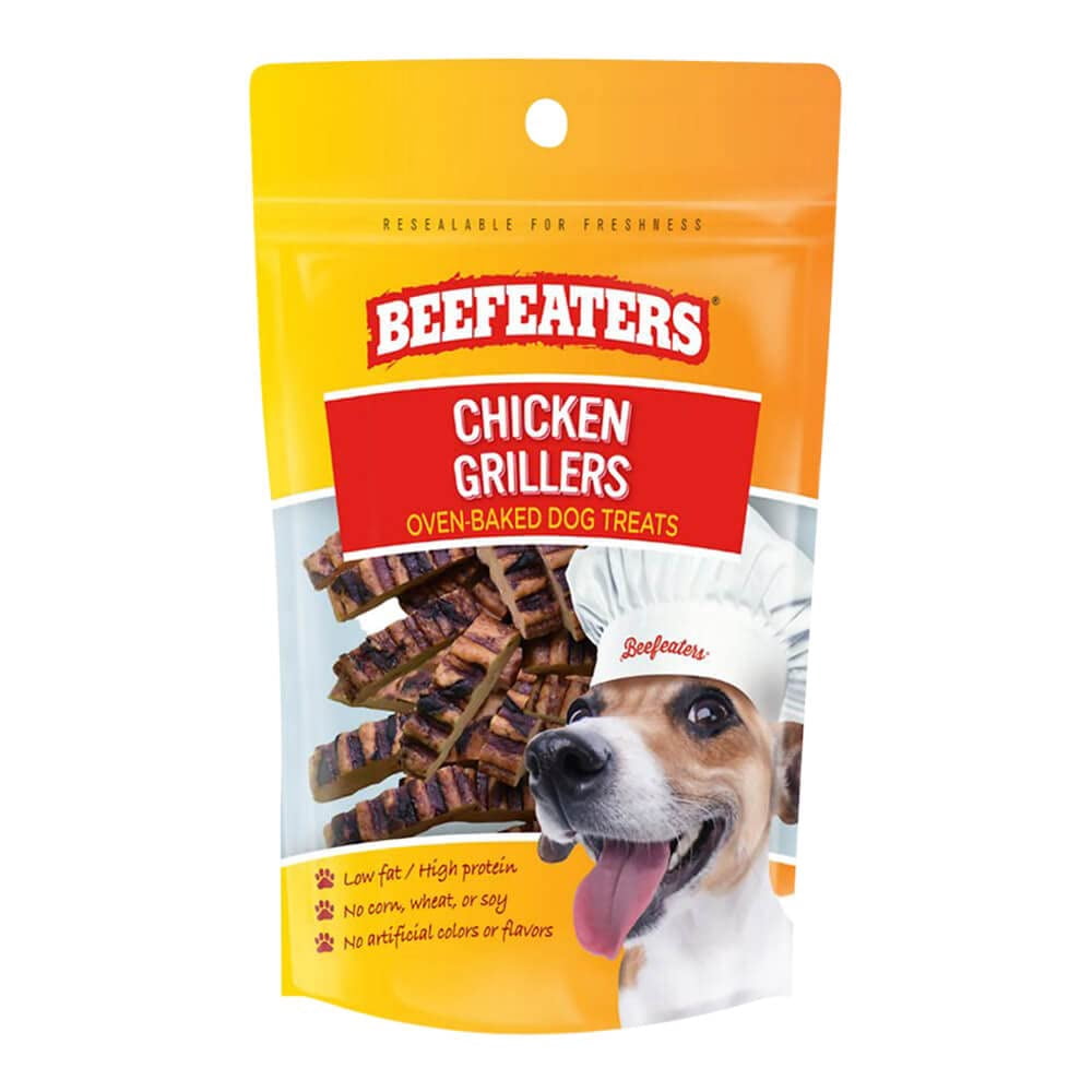 Beefeaters Dog Treats OIF8 Chicken Grillers 2.22oz, Case of Chicken