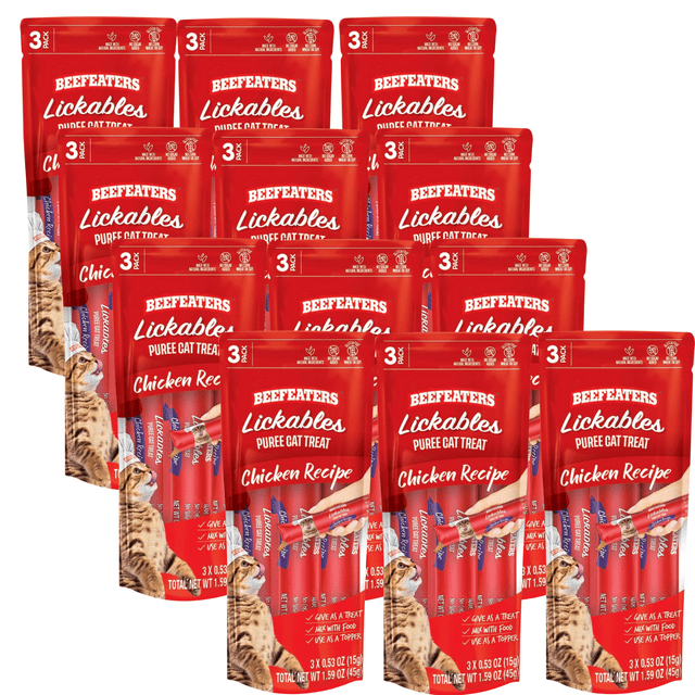 Beefeaters Lickables Chicken Puree Recipe Cat Treat, Lickable