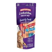 Beefeaters Cat Treat Variety Pack, 12 Squeeze Tube Puree Packs   Grain-Free, Lickable, with Taurine, No Sugar, Ideal for Hand-Feeding & Toppers