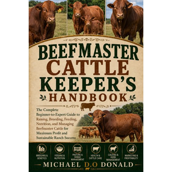 Beefmaster Cattle Keeper's Handbook: The Complete Beginner-to-Expert Guide to Raising, Breeding, Feeding, Nutrition, and, (Paperback)
