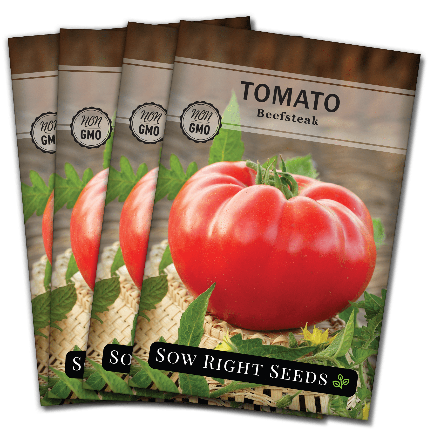 Beefsteak Tomato Seeds - Non GMO Heirloom Varieties for your Home Vegetable  Garden - 3 Pack 
