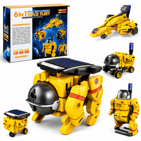 Beefunni 6-in-1 Solar Robot Kit for Kids Boys 8 9 10 11 12+ Years, STEM Toys Educational Science Kit for Kids Ages 8-12, Birthday Gift for Boys.