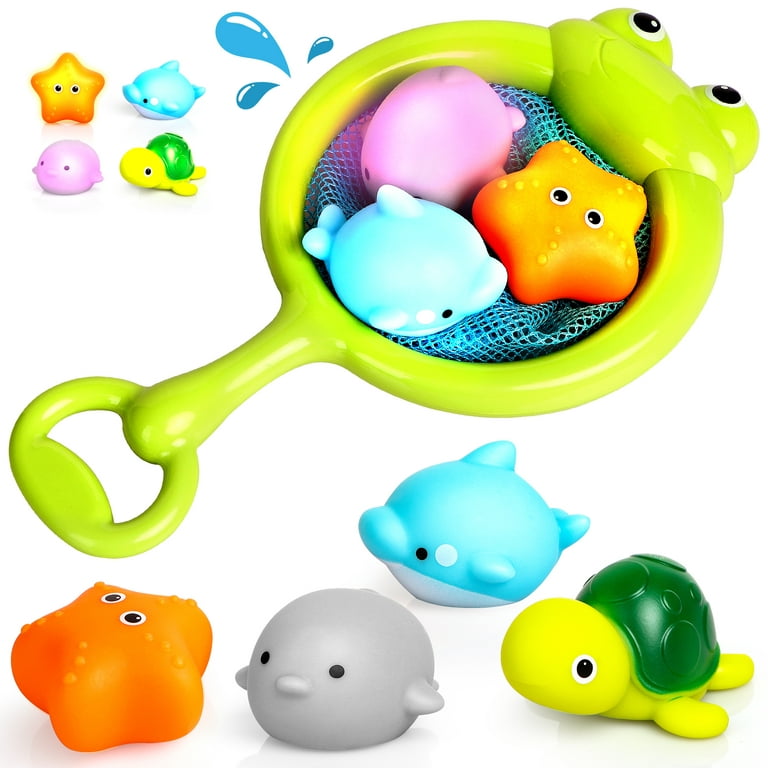 Catinbow Bath Toys for Toddlers Age 2-4 Bathtub Toys for Toddlers Bath Time  Mold Free Fishing Games Swimming Sea Animals Bath Toys for Toddlers Babies  Kids Infants latest 