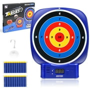 Digital Shooting Targets Toy with 20 Foam Dart, Boy Toys Ages 5 6 7 8 9+, Indoor Outdoor Shooting Game Toys Birthday Christmas Gifts for 5-8-12 Year Old Boys.(B
