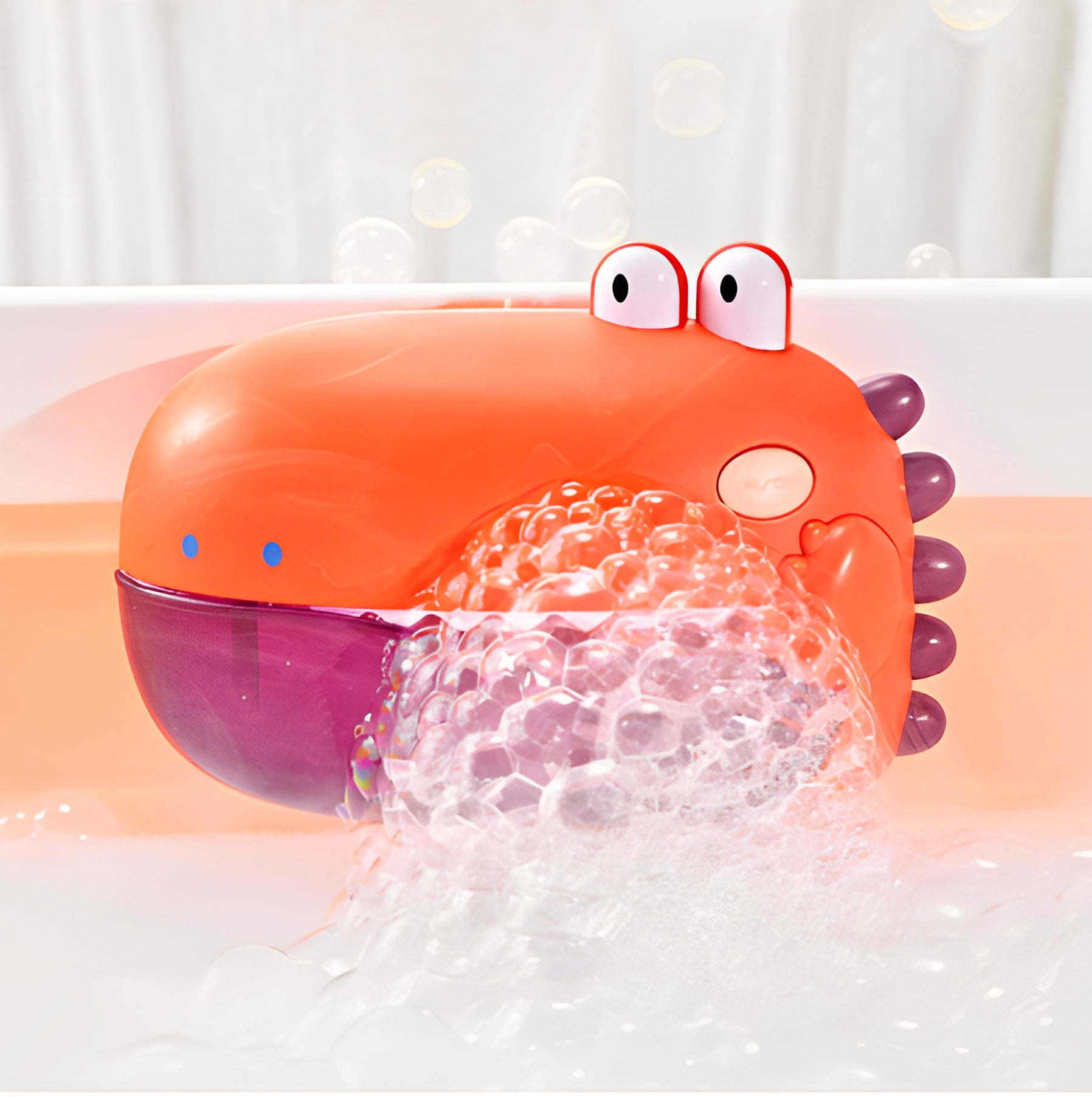 Beefunni Dinosaur Bubble Bath Toy Machine for Little Kids, 12 Songs