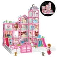 thumbnail image 1 of Beefunni Dollhouse for Girls, Pretend Toy Doll House With Lights 14 Stories Princess House Toys Christmas Gift for Girls 3 4 5 6 7 8 Year Old, 1 of 7