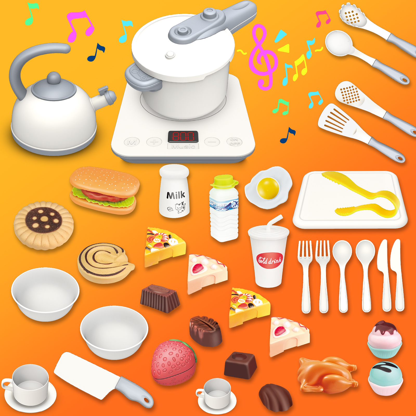 KidKraft Ultimate Corner Play Kitchen Set White