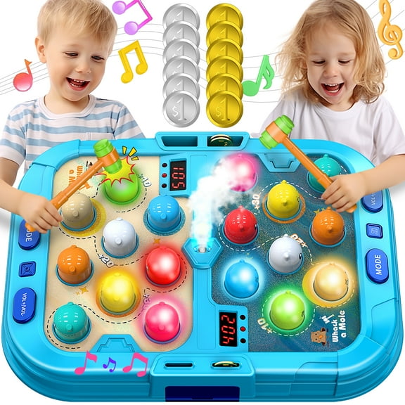 Beefunni Pounding Toys for Toddlers 2 3 4 5 6, Toy for Kids, Interactive Educational Toys Gift with Sound and Light for Boys Girls