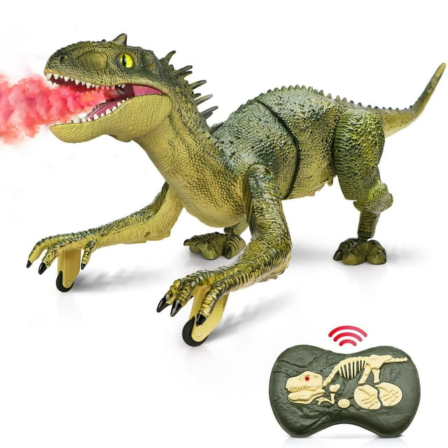 Beefunni Remote Control Dinosaur Toy, Tyrannosaurus Robot Walking RC