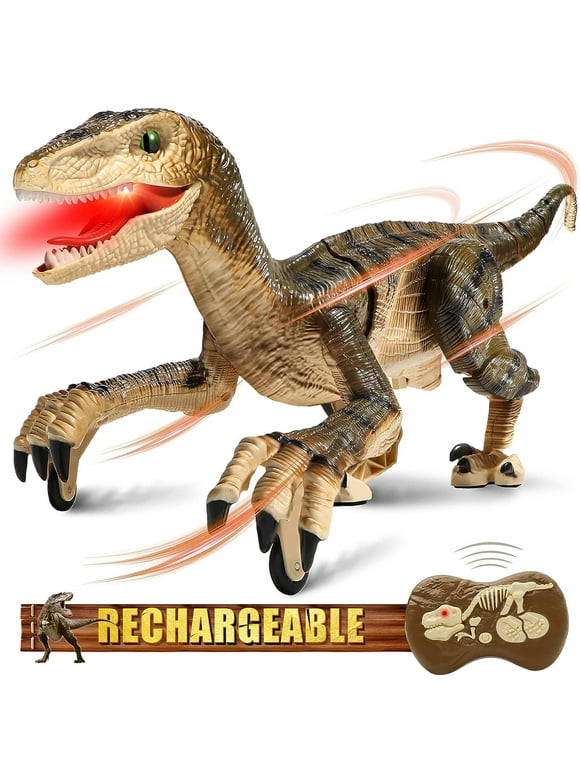 Beefunni Remote Control Dinosaur Toys for Kids,Walking RC Dinosaur Toys for Boys 5-7, Gifts for 5 6 7 8 Year Old Kids