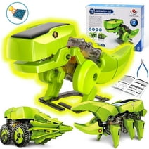 Beefunni STEM Solar Robot Toys for Kids,3 in 1 DIY Building Dinosaurs Toys Educational Science Kits Gift for 8-12 Year Old Boys Girls