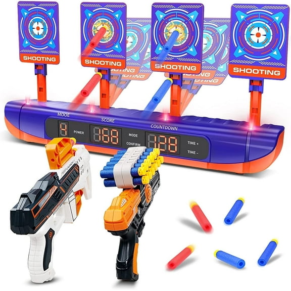 Beefunni Shooting Game Toy for Age 6, 7, 8,9,10+ Years Old Kids, Boys,Digital Shooting Targets Gifts for 8-10 Year Old Boys