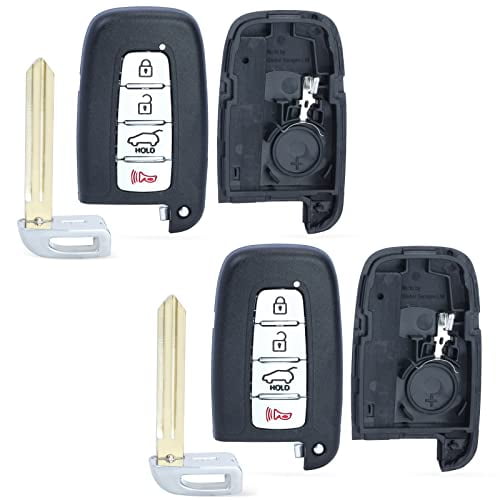 Beefunny Replacement Smart Remote Car Key Shell Case Fob 4 Button for ...