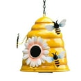 Beehive Bird Houses Outside Iron Hanging Birdhouses Garden Bird Nest ...