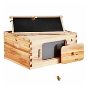 Beehive Deep Box Kit - Langstroth Beehive w/ 10 Frames - Fir Wood & Beeswax