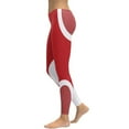 thumbnail image 1 of Beehive Geometric Leggings Scarlet Red Size: M for Women | FIERCEPULSE, 1 of 1