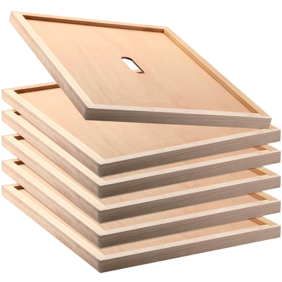 Beehive Inner Cover for 10 Frame Hive Box Cover with Feeding Hole Beehive Insulation Ventilation Inner Cover for Beekeeping Tool