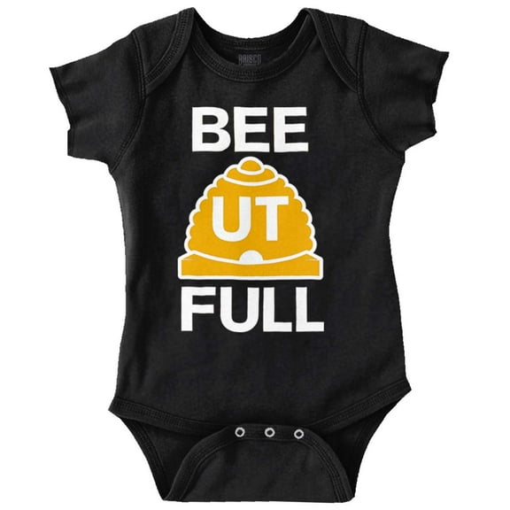 Beehive State Beutahful UT Arch Romper Boys or Girls Infant Baby Brisco Brands 6M