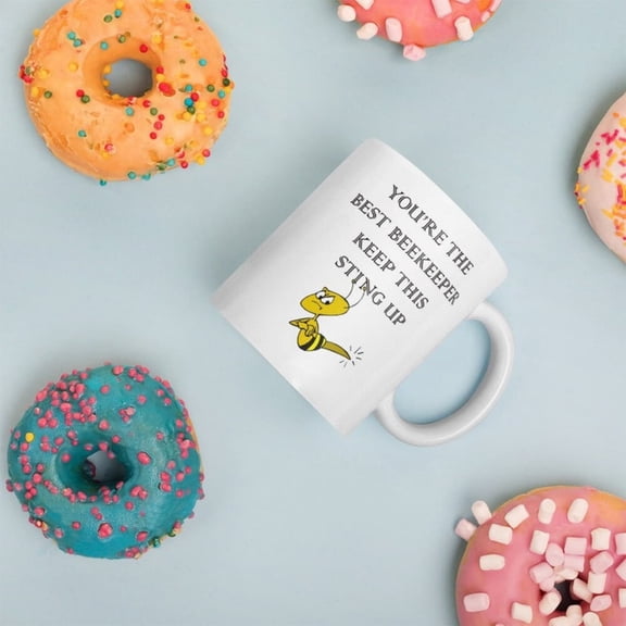 Beekeeper Gift, Bee Keeping Coffee Mug, Beekeeper Gift Herhim, Family Business Mug, Honey Bee Mug, BeeKeeper Present, Happy Bee Mug.