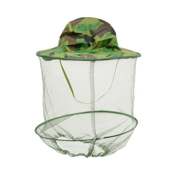 Polyester and Mesh Beekeeper Hat with Veil for Insect Protection, Lightweight and Portable for Beekeeping, Fishing, Hiking and Camping