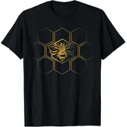 Beekeeper Shirt_ Beekeeping - Honeycomb Love For Bees Gift Unisex T-Shirt
