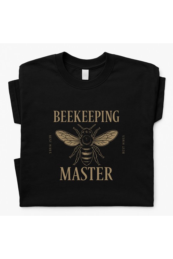 Beekeeper Shirt Beekeeping Master Gift For Apiary Dad Bee Hive Keeper Funny Bee Lover Tee
