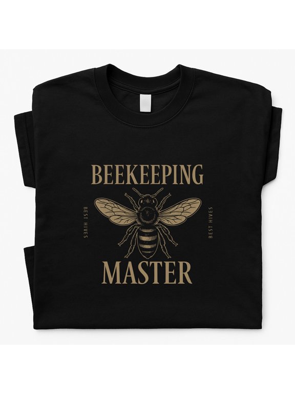 Beekeeper Shirt Beekeeping Master Gift For Apiary Dad Bee Hive Keeper Funny Bee Lover Tee