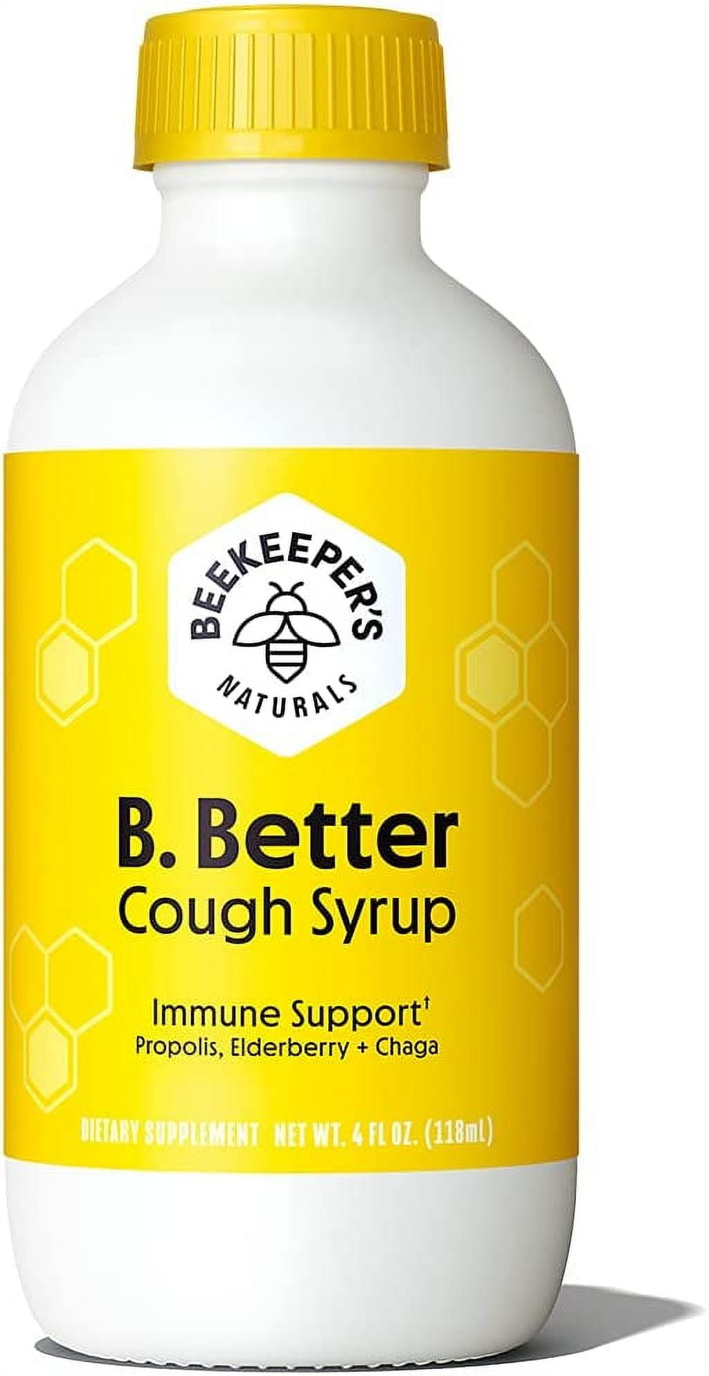 Beekeeper's Naturals B.Better Cough Syrup, 4 fl oz.