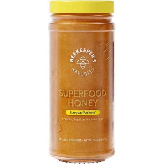 Beekeeper's Naturals, B. Powered, Superfood Honey, 11.6 oz Pack of 2