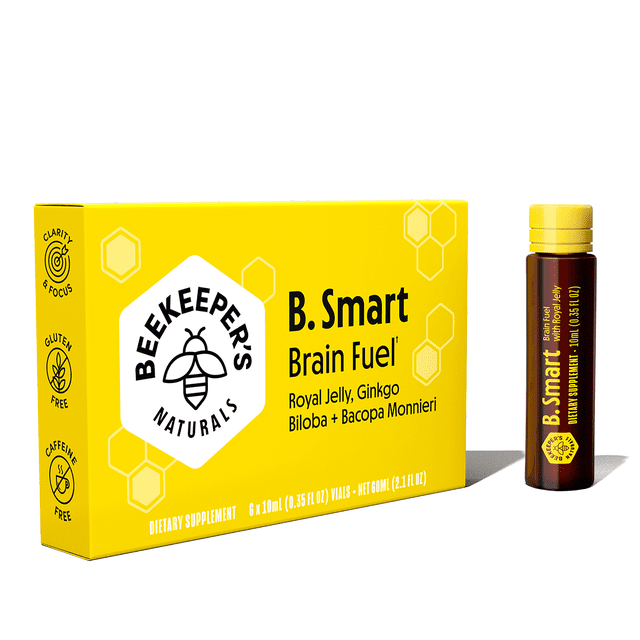 Beekeeper's Naturals Royal Jelly Brain Fuel, Memory and Focus Liquid